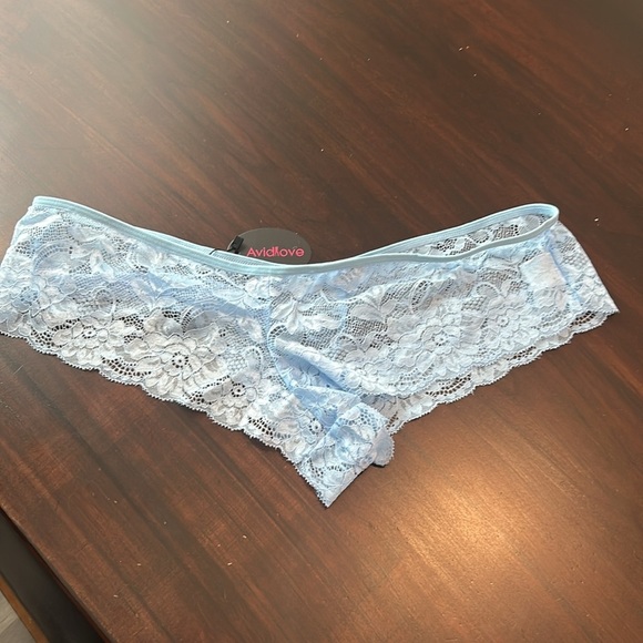 Avidlove Lingerie 2 Pc. Babydoll Strap Chemise Lace V Neck Teddy Sleepwear - Picture 10 of 15